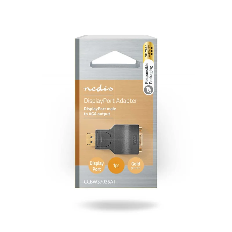 DisplayPort-Adapter DisplayPort Male - VGA Female 15p - 1080p