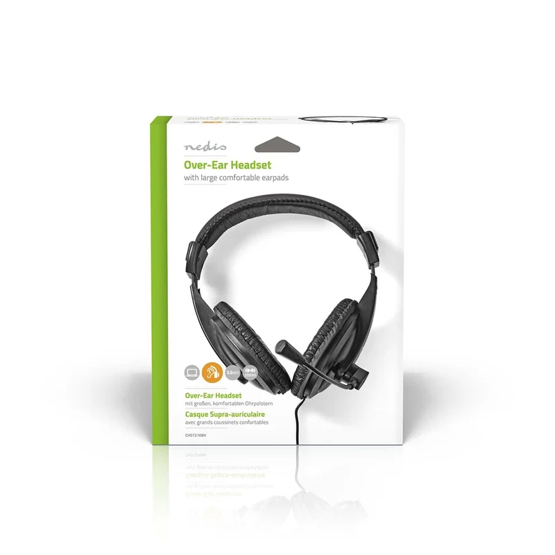 PC-Headset Over-Ear - Stereo - 1x 3.5 mm / 2x 3.5 mm