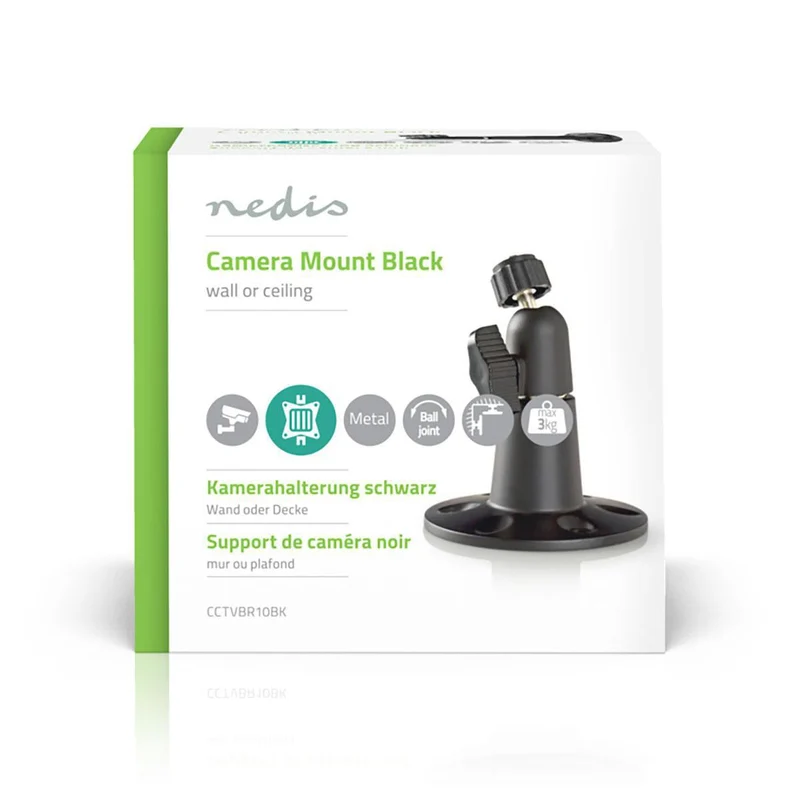 Camera Bevestiging Hellingshoek: 90° - Maximaal gewicht: 3 kg - Staal