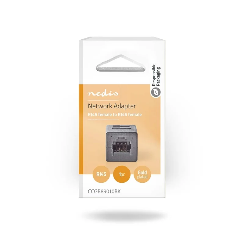 Netwerkkoppeling CAT5e / CAT6 - Onafgeschermd - RJ45 Female