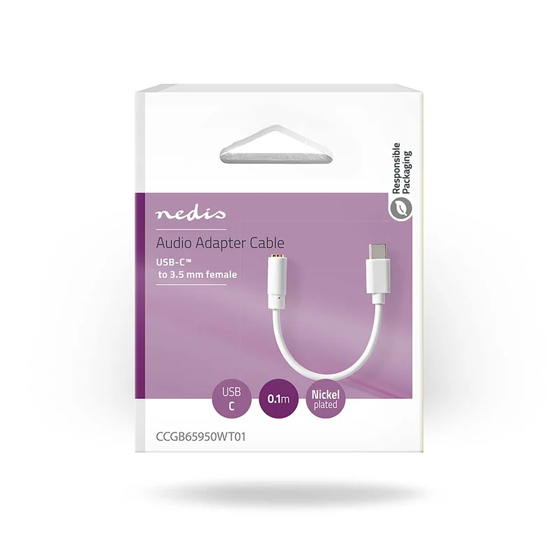 USB-C™ Adapter USB 2.0 - USB-C™ Male - 3,5 mm Female