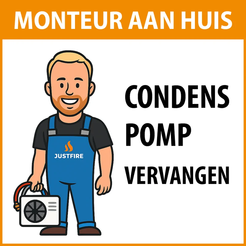 Monteur Op Locatie Condenswaterpomp Vervangen