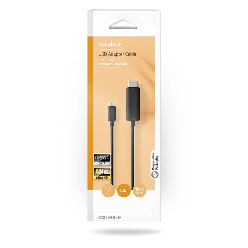 USB-C™ Adapter USB 3.2 Gen 1 - USB-C™ Male - HDMI™ Connector