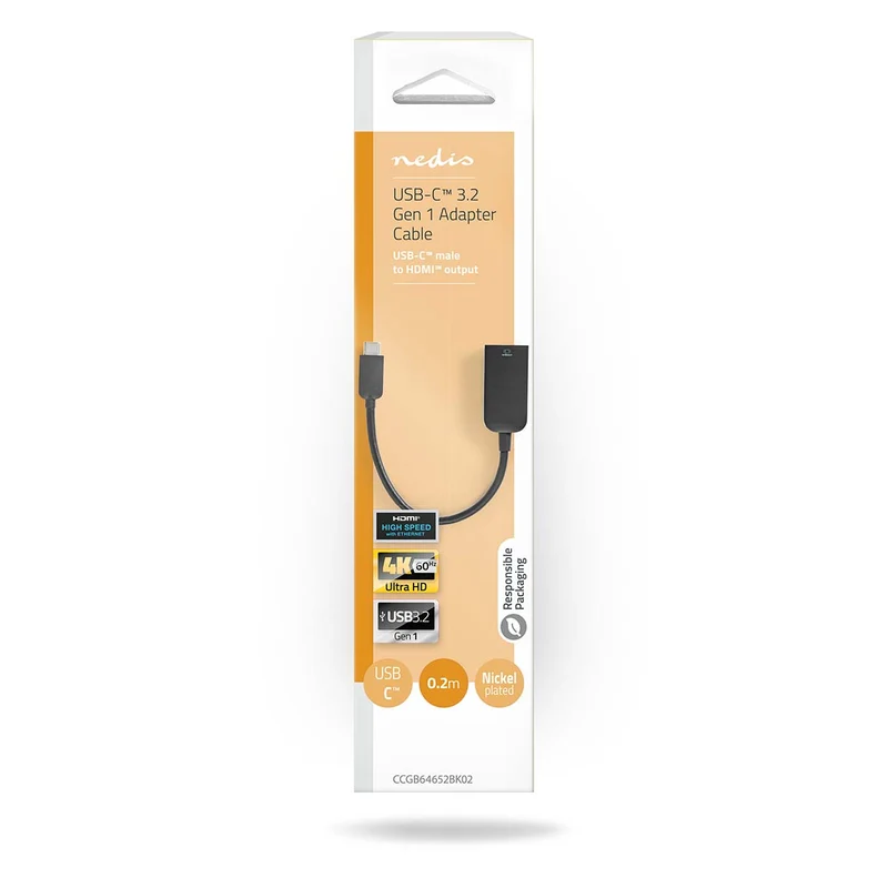 USB-C™ Adapter USB 3.2 Gen 1 - USB-C™ Male - HDMI™ Output