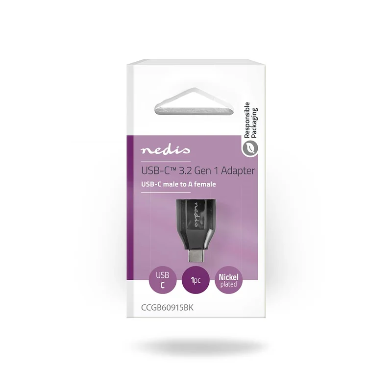 USB-C™ Adapter USB 3.2 Gen 1 - USB-C™ Male - USB-A Female
