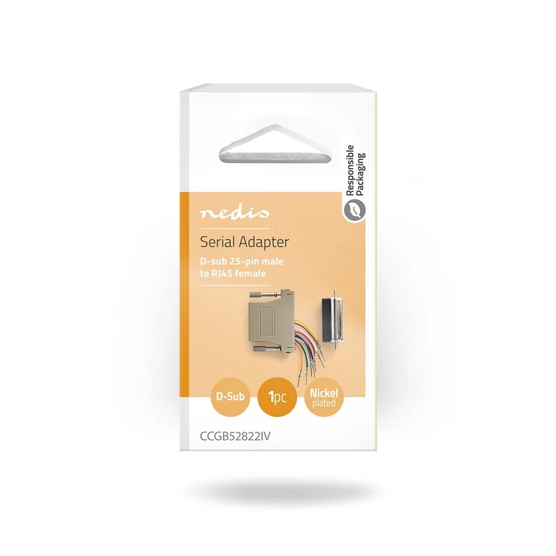 Seriële Adapter Adapter - D-SUB 25-Pins Female - RJ45 Female