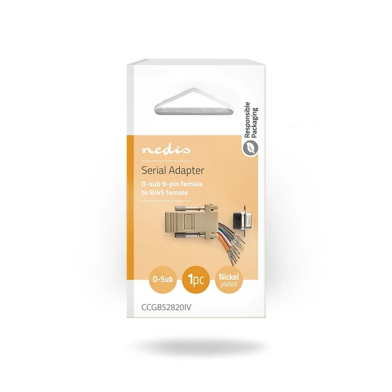 Seriële Adapter Adapter - D-SUB 9-Pins Female - RJ45 Female