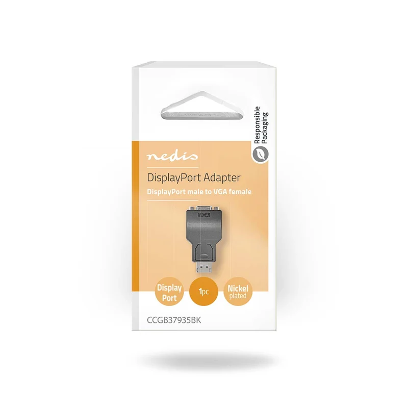 DisplayPort-Adapter DisplayPort Male - VGA Female 15p - 1080p