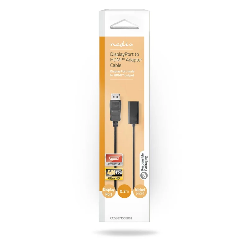 DisplayPort-Kabel DisplayPort Male - HDMI™ Output - 4K@30Hz