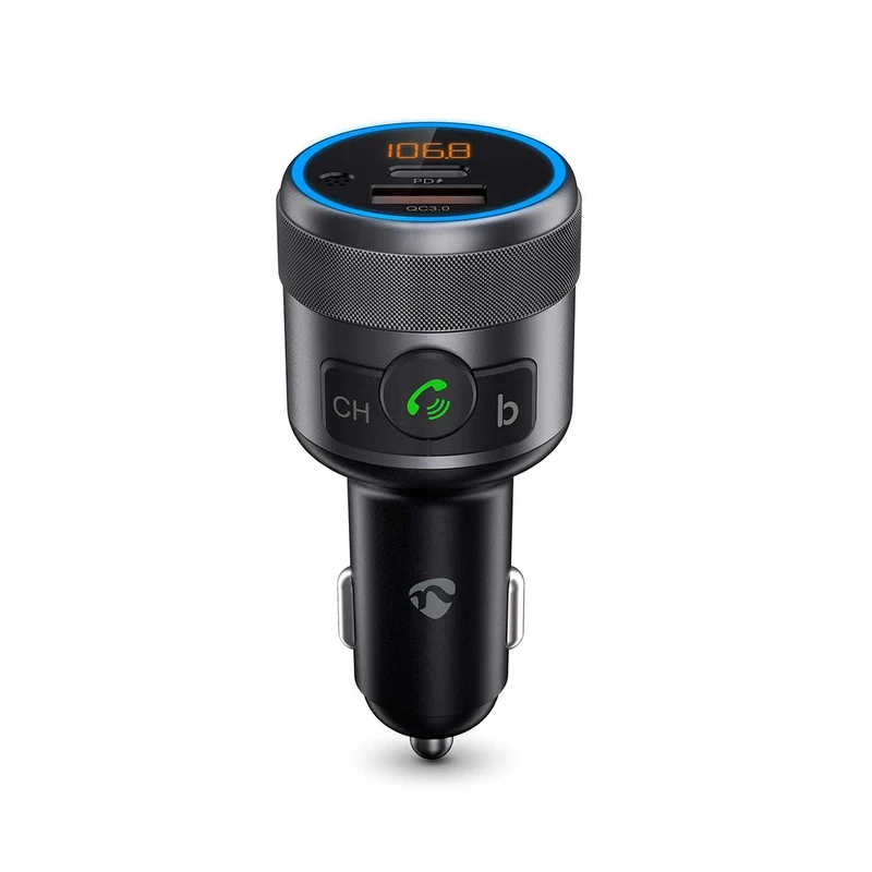 FM-Audiotransmitter voor Auto Gefixeerd - Handenvrij bellen / Luidsprekerfunctie - 1.00"