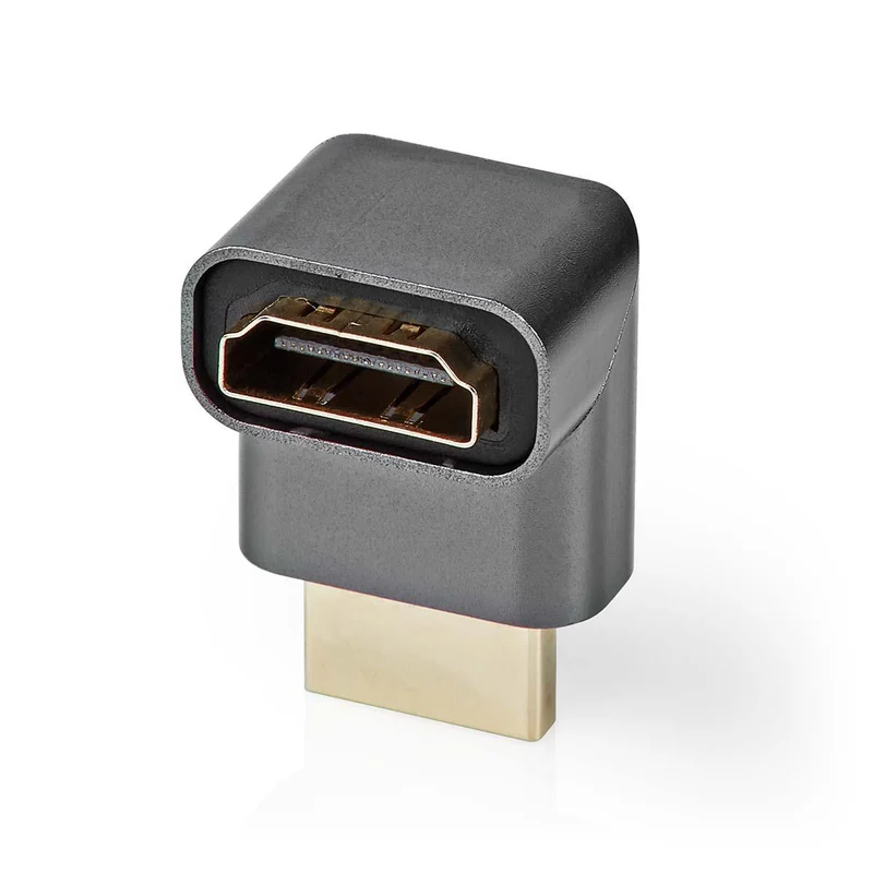 HDMI™-Adapter HDMI™ Connector / HDMI™ Male - HDMI™ Output - Verguld