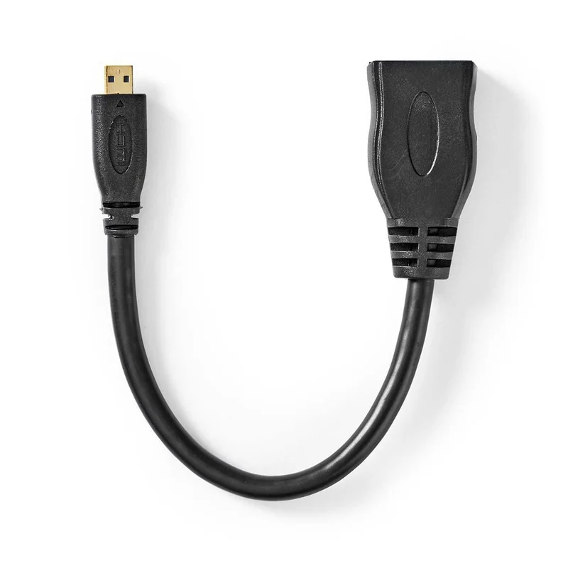 High Speed HDMI™-Kabel met Ethernet HDMI™ Micro-Connector - HDMI™ Output - 4K@30Hz