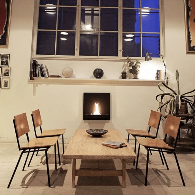 Square 180 Steel Black - Tenderflame