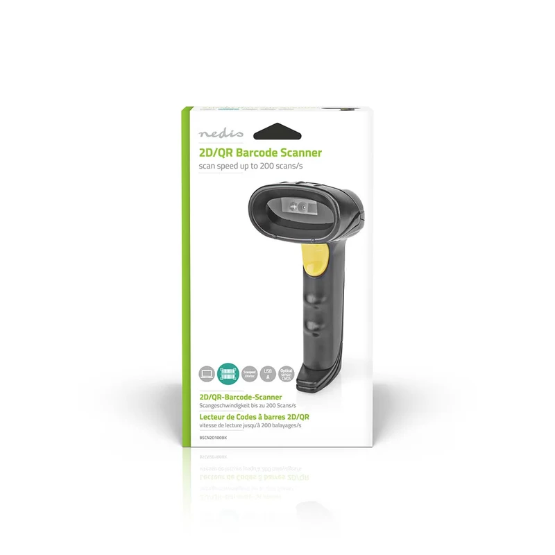 Barcodescanner CMOS - Bedraad - 1D Lineair / 2D/QR