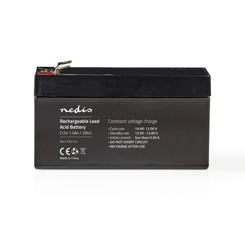 Oplaadbare Loodaccu 12V - 1300 mAh