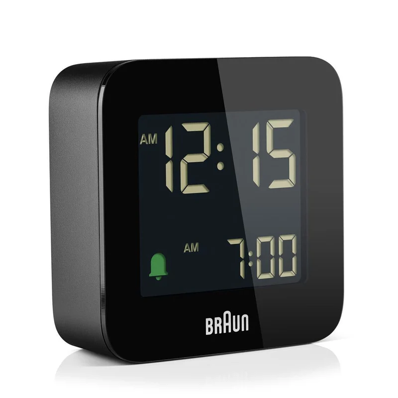 Braun Bc 08 B-Dcf Black Radio Controlled Alarm Clock