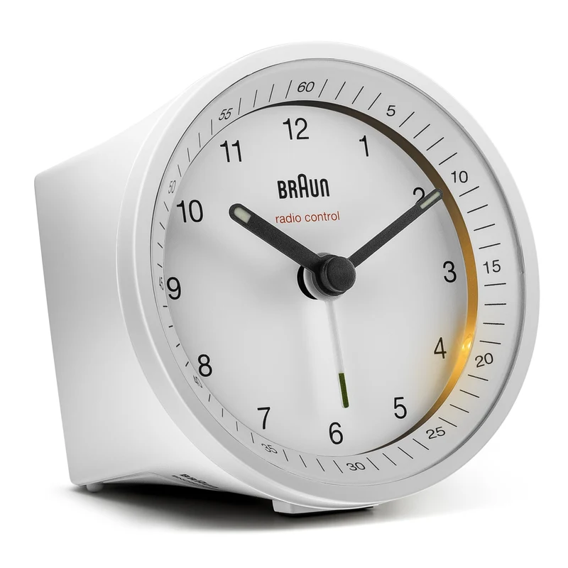 Braun Bc 07 W-Dcf Radio Alarm Clock White