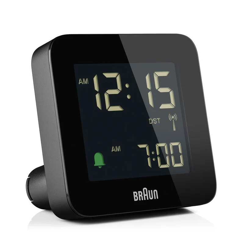 Braun Bc 09 B-Dcf Black Radio Controlled Alarm Clock