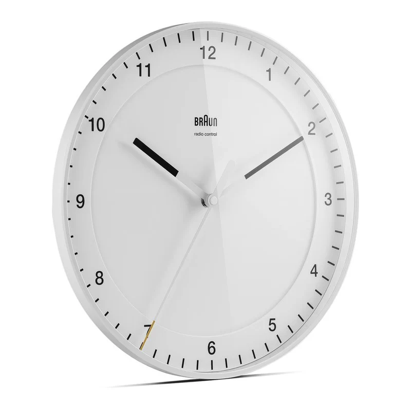 Braun Bc 17 W-Dcf Radio Wall Clock White