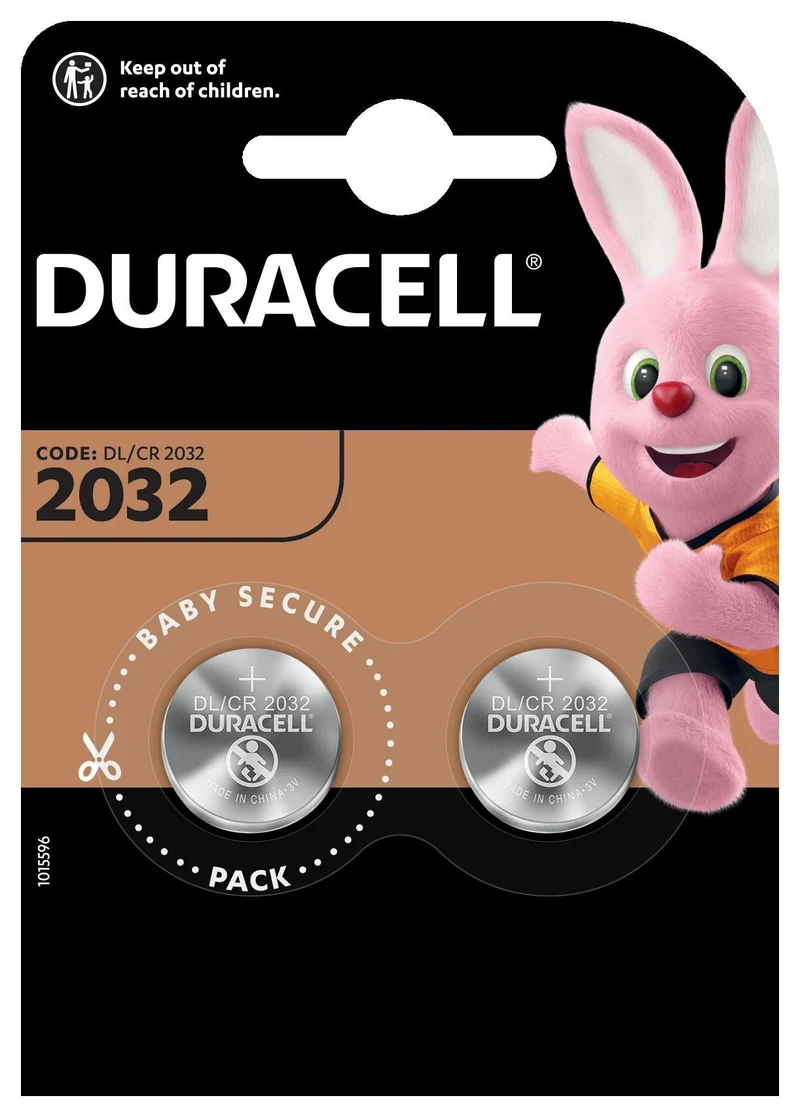 1X2 Duracell Cr 2032 Lithium Coin Battery
