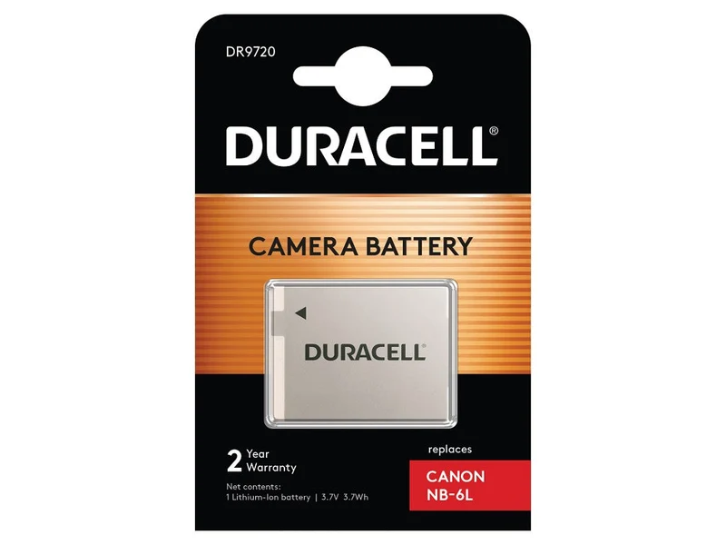 Duracell Li-Ion Battery 1000Mah For Canon Nb-6L