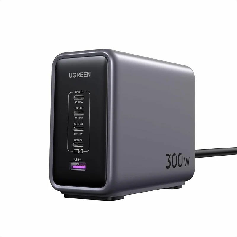 Ugreen Nexode 300W 5-Port Pd Gan Fast Charger