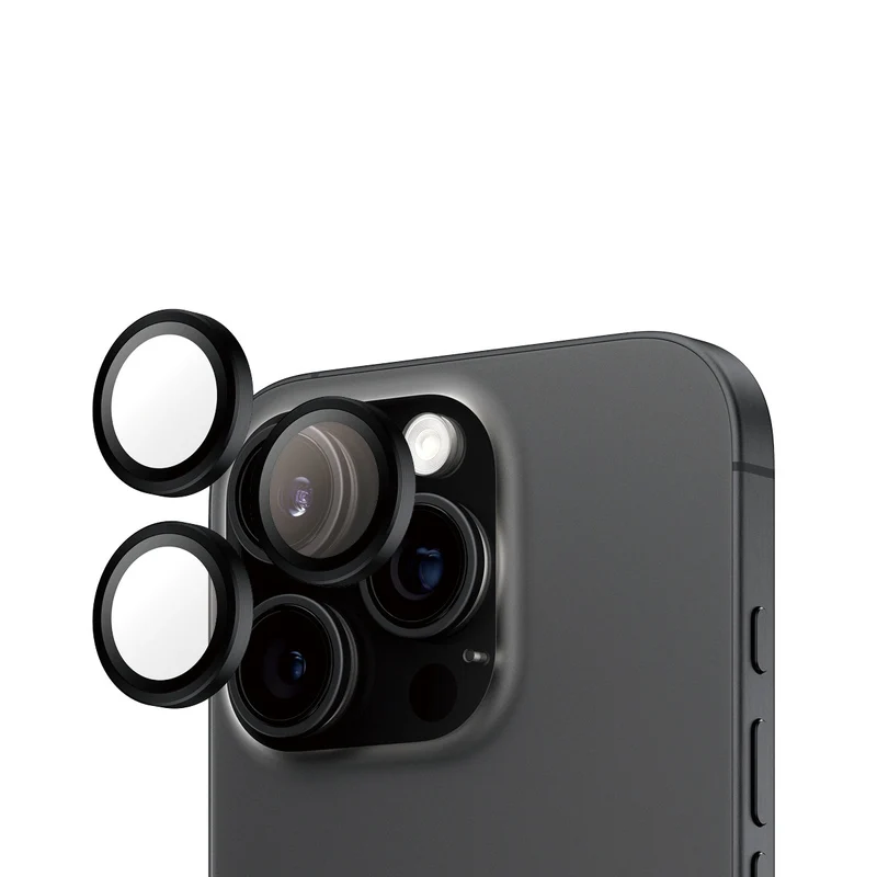 Panzerglass Hoops Black Camera Lens Protector Ip 16 Pro / Max