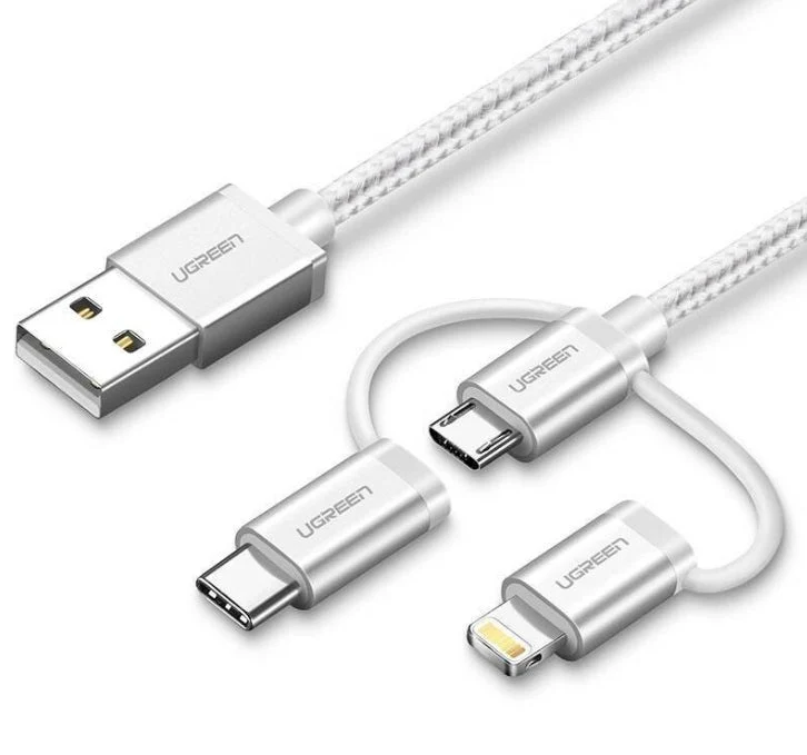 Ugreen 3-In-1 Usb2.0-A Multifunction Cable