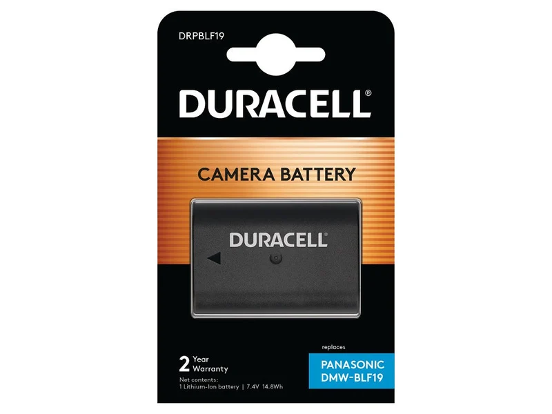 Duracell Li-Ion Battery 2000Mah For Panasonic Dmw-Blf19