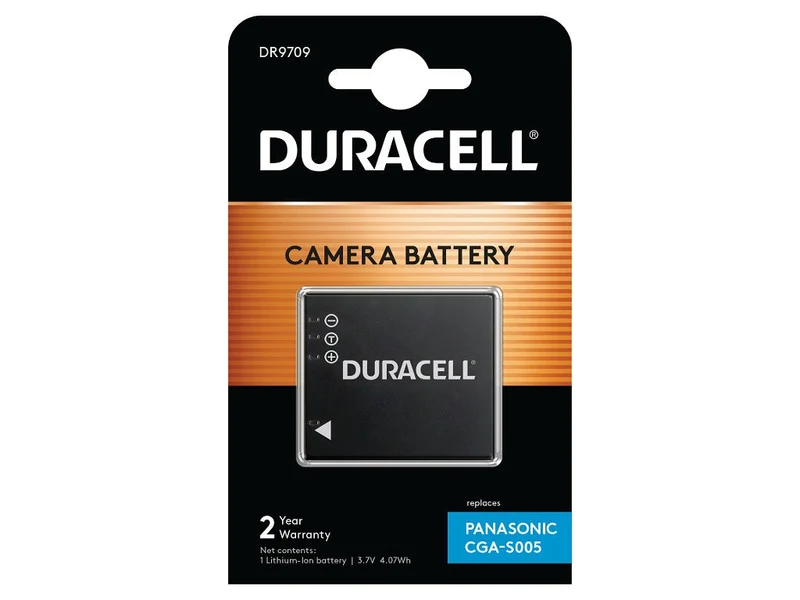 Duracell Li-Ion Battery 1100Mah For Panasonic Cga-S005