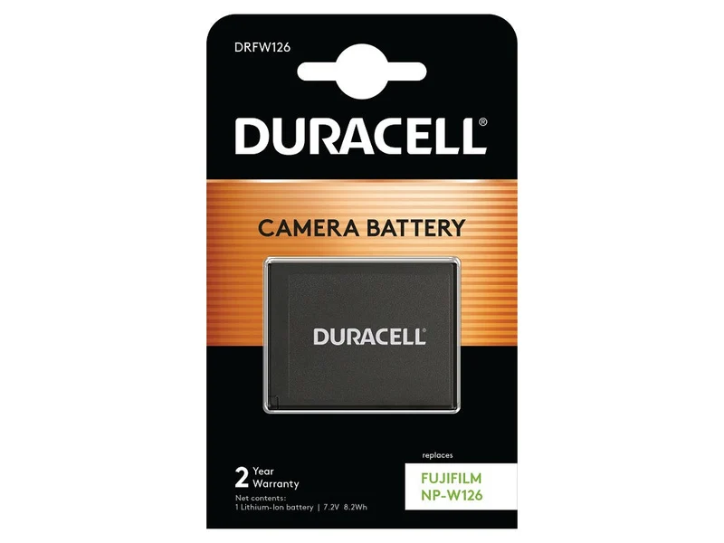 Duracell Li-Ion Battery 1140Mah For Fujifilm Np-W126