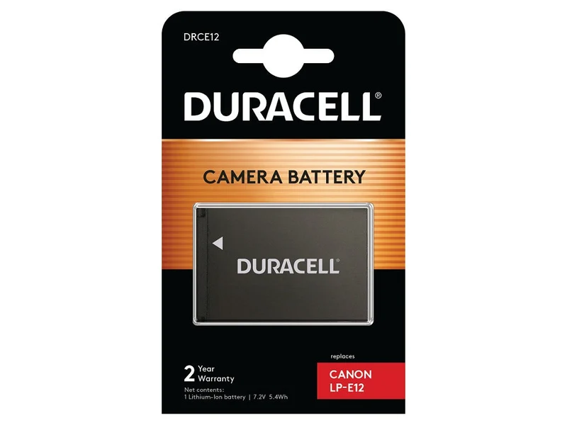 Duracell Li-Ion Akku 750 Mah For Canon Lp-E12
