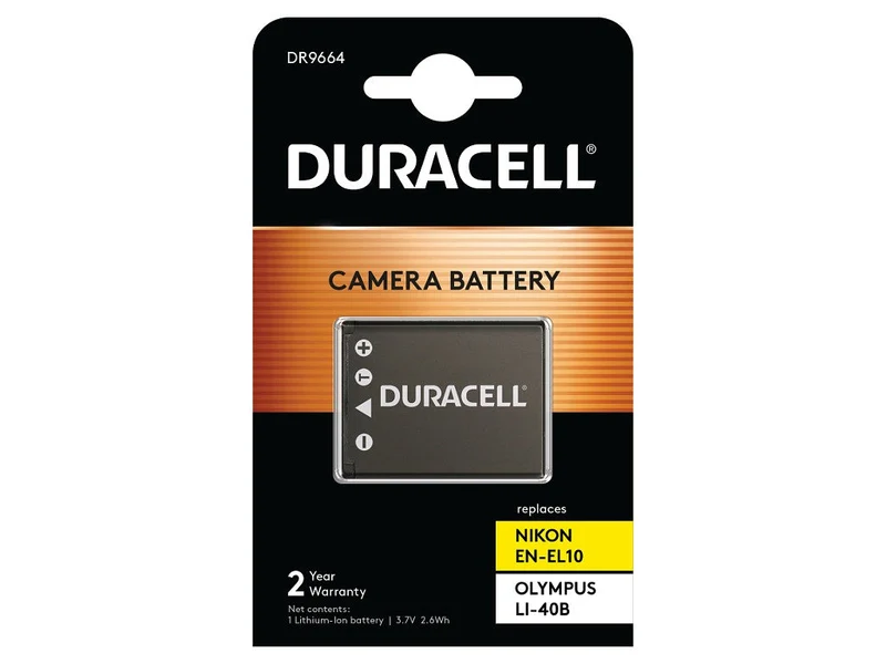 Duracell Li-Ion 700 Mah For Olympus Li-40B Nikon En-El10