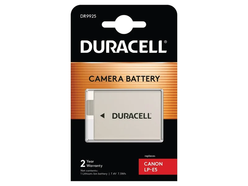Duracell Li-Ion Batt. 1020 Mah For Canon Lp-E5