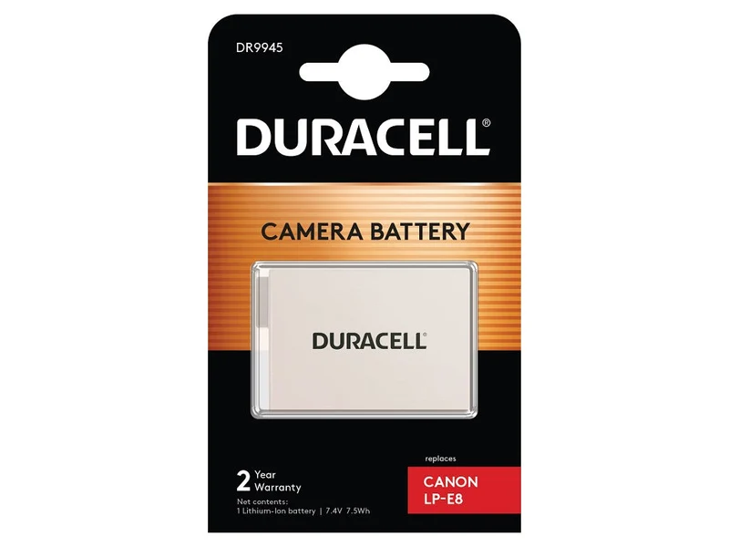 Duracell Li-Ion Akku 1020 Mah For Canon Lp-E8