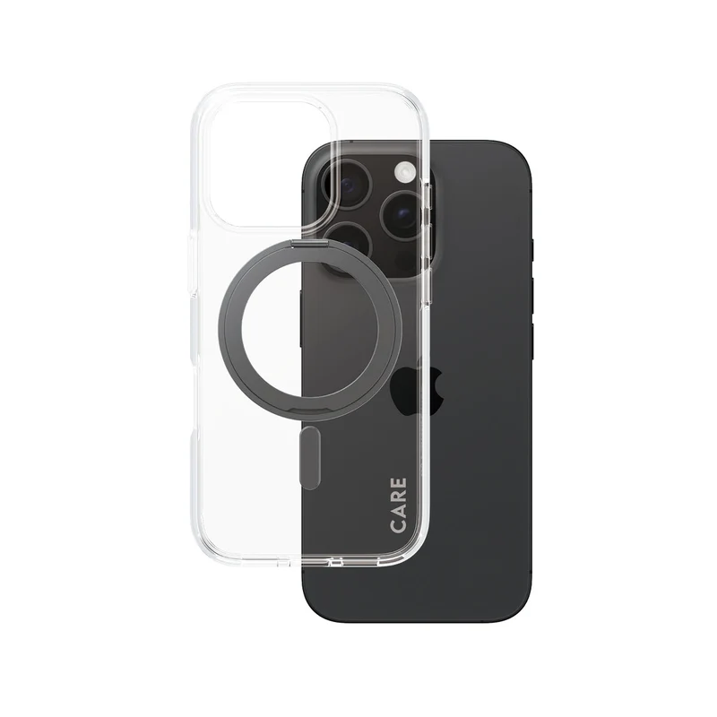 Care By Panzerglass Feature Case Transp. Bk Magsafe Ip 16 Pro