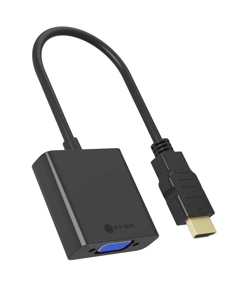 Icy Box Ib-Ac502A Hdmi A-Typ Zu Vga Adapter