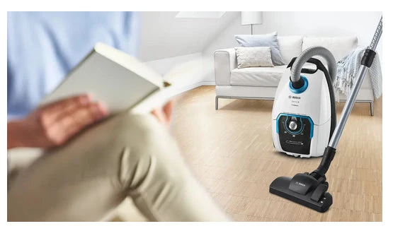 Bosch Bgb 75Xsil Prosilence Series 8, White