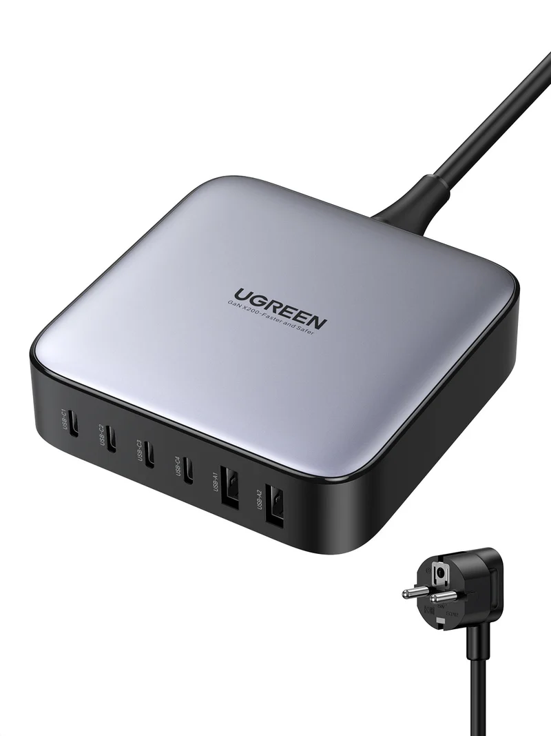Ugreen 2Usb-A+4Usb-C 200W Desktop Fast Charger