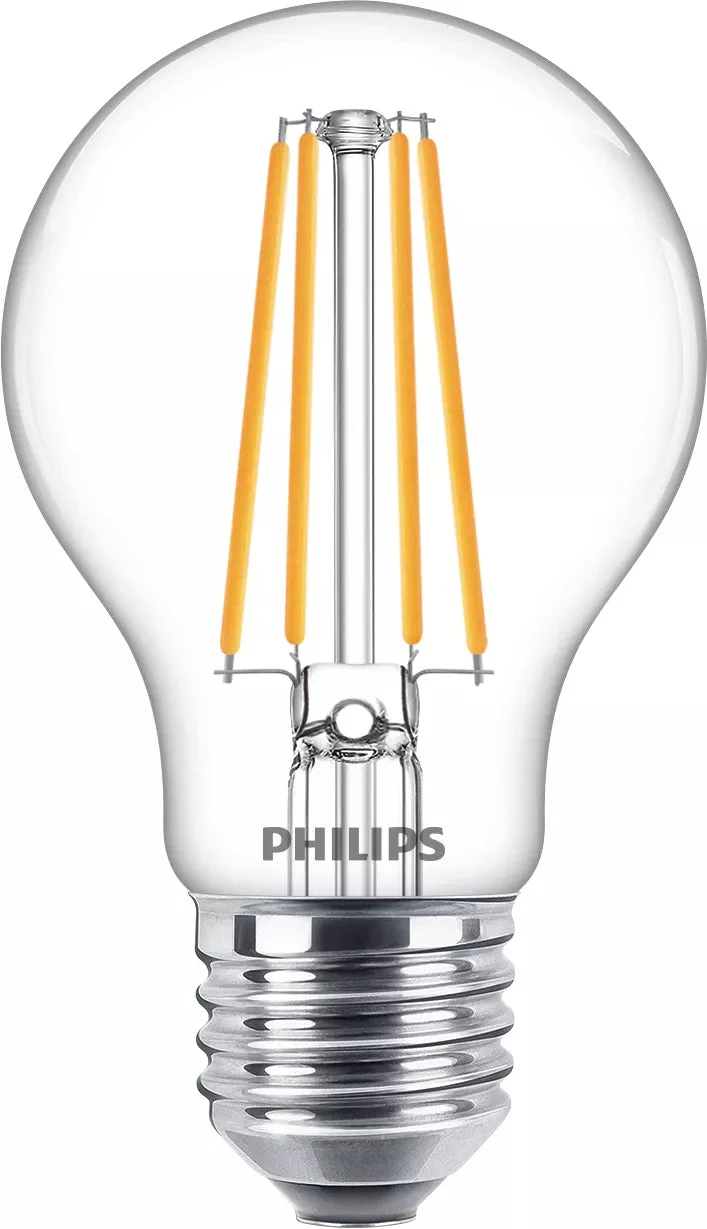 Philips Led Lamp E27 3-Pack 75W 2700K Filament