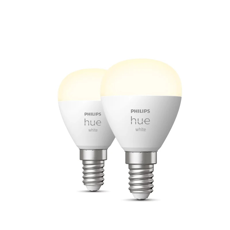 Philips Hue Led Lamp E14 2-Pack Set 5,7W 470Lm White Luster