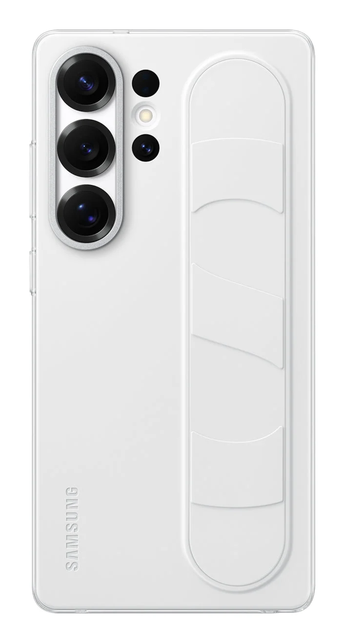 Samsung Standing Grip Case Für Galaxy S25 Ultra White