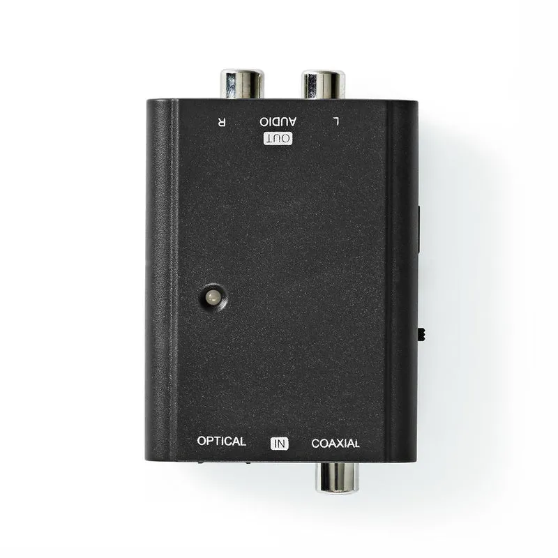 Digitale Audioconverter 2-wegs - Ingangen audio / video / data: 1x S/PDIF (RCA) Female / 1x Toslink Female - Uitgangen audio / video / data: 2x RCA Male
