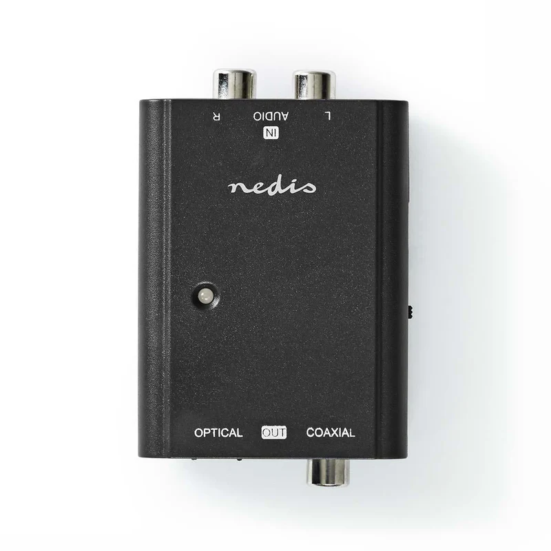 Digitale Audioconverter 1-weg - Ingangen audio / video / data: 2x RCA Male - Uitgangen audio / video / data: 1x S/PDIF (RCA) Female / 1x TosLink Female