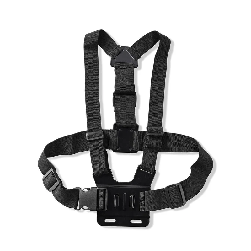 Action Cam Mount Borstband - Zwart