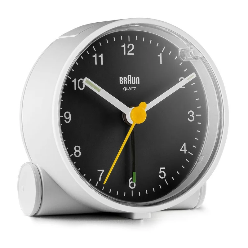 Braun Bc 01 Wb Quartz Alarm Clock White