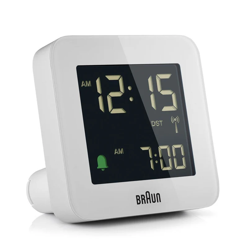 Braun Bc 09 W-Dcf White Radio Controlled Alarm Clock