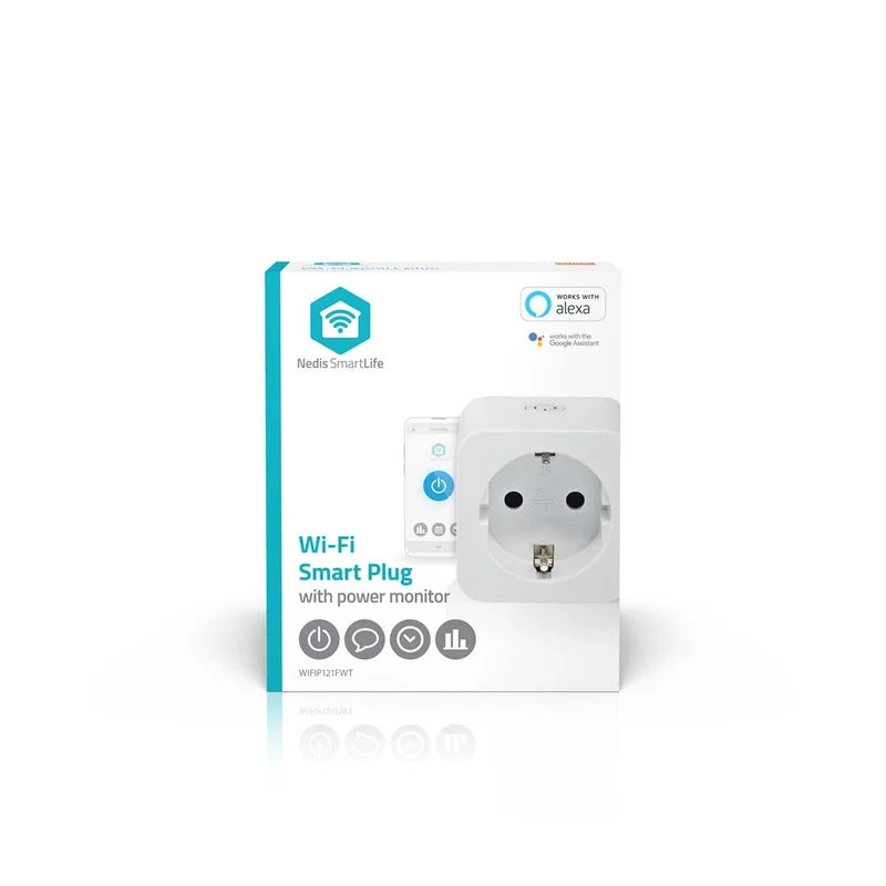 SmartLife Slimme Stekker Wi-Fi - IP21 - Energiemeter