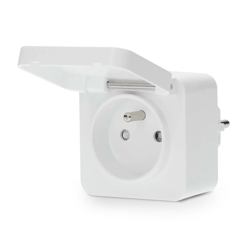 SmartLife Slimme Stekker Zigbee 3.0 - IP44 - Energiemeter