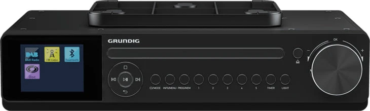Grundig Dkr 2000 Bt Dab+ Black